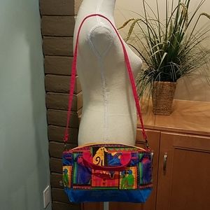 *Laurel Burch Canvas Crossbody Bag